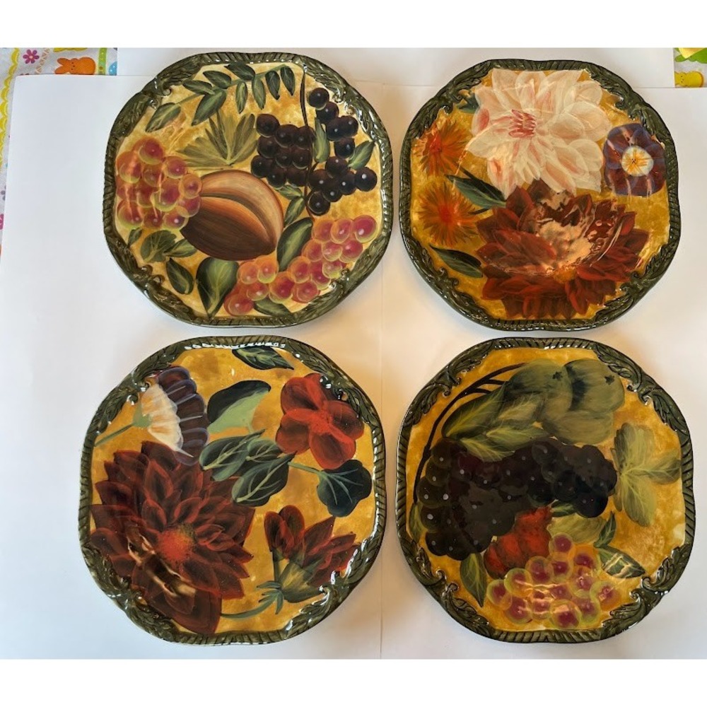 Raymond‎ Waites Renaissance Certified International Salad Plates 8.5" Set of 4